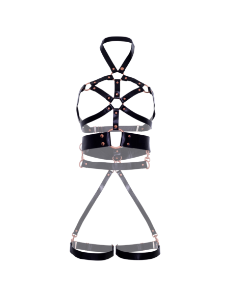 LEG AVENUE ARNES BODY CUERO VEGANO AGARRE NEGRO S LEG AVENUE ARNES BODY CUERO VEGANO AGARRE NEGRO S