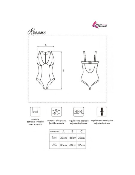 LIVCO CORSETTI FASHION KREAME LC 90546 BODY BLACK LIVCO CORSETTI FASHION KREAME LC 90546 BODY BLACK