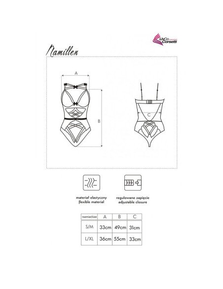 LIVCO CORSETTI FASHION NAMILLEN LC 90528 BODY BLACK LIVCO CORSETTI FASHION NAMILLEN LC 90528 BODY BLACK