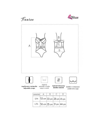 LIVCO CORSETTI FASHION FINASAN LC 90632 BODY NEGRO