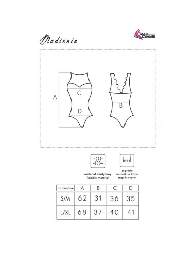 LIVCO CORSETTI FASHION MUDIENIN LC 90654 BODY NEGRO