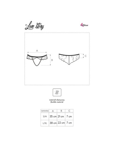 LIVCO CORSETTI FASHION LOVE STORY LC 90679 PANTY NEGRO