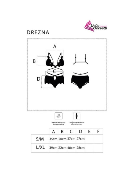 LIVCO CORSETTI FASHION DREZNA LC 90733 SUJETADOR PANTY NEGRO LIVCO CORSETTI FASHION DREZNA LC 90733 SUJETADOR PANTY NEGRO
