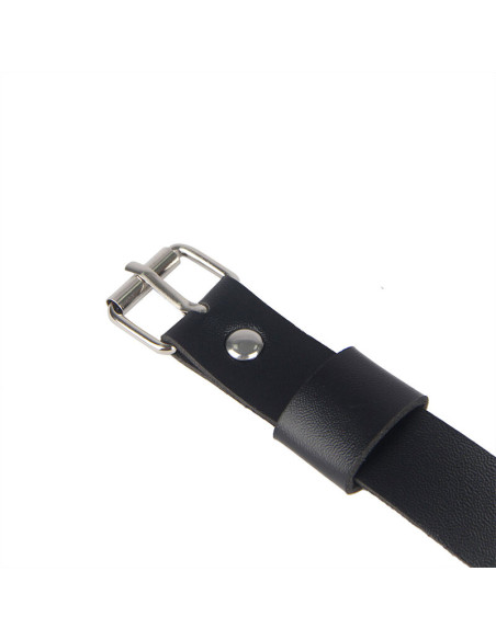 SUBBLIME ARNES DE PIERNA CADENA CUERO NEGRO TALLA UNICA