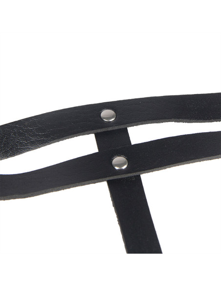 SUBBLIME CINTURON DE CADENAS ANILLAS CUERO NEGRO TALLA UNICA SUBBLIME CINTURON DE CADENAS ANILLAS CUERO NEGRO TALLA UNICA