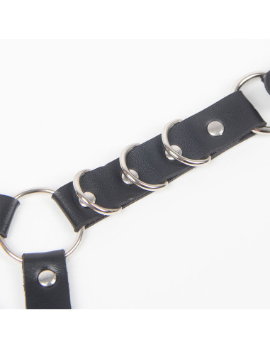 SUBBLIME ARNES CINTURON Y LIGA DETALLE ANILLAS Y CADENA TALLA UNICA