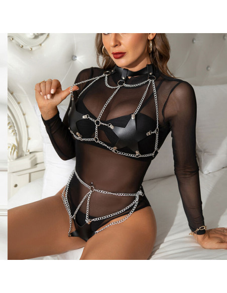 SUBBLIME ARNES CUERPO ENTERO ESTRELLA DETALLE CADENA TALLA UNICA