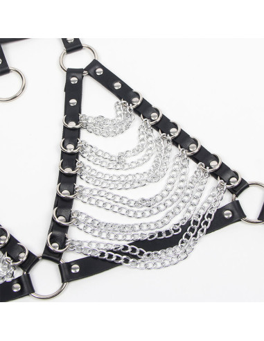 SUBBLIME ARNES SUJETADOR Y COLLAR CON CADENAS TALLA UNICA