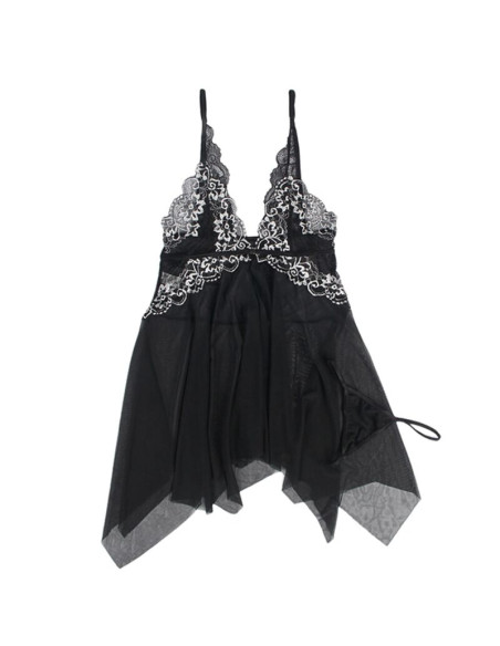 SUBBLIME BABYDOLL TELA TUL PECHO ENCAJE S M SUBBLIME BABYDOLL TELA TUL PECHO ENCAJE S M