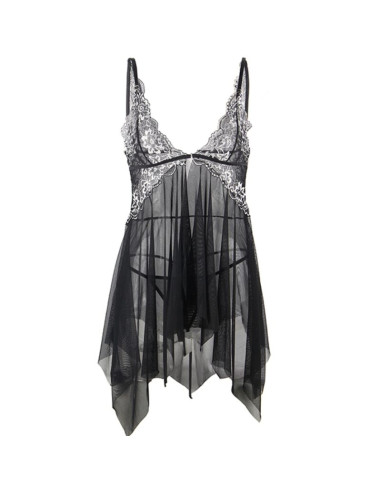 SUBBLIME BABYDOLL TELA TUL PECHO ENCAJE S M