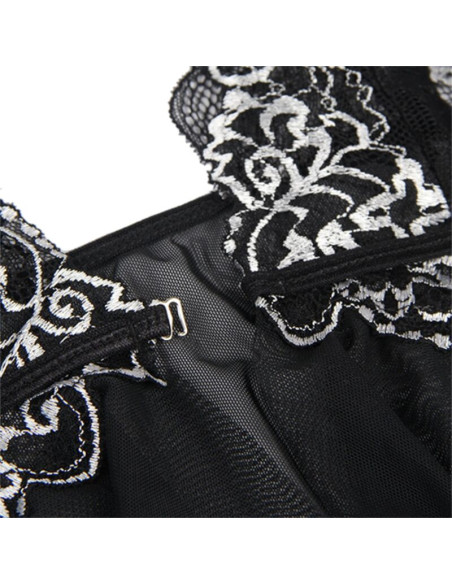 SUBBLIME BABYDOLL TELA TUL PECHO ENCAJE S M SUBBLIME BABYDOLL TELA TUL PECHO ENCAJE S M