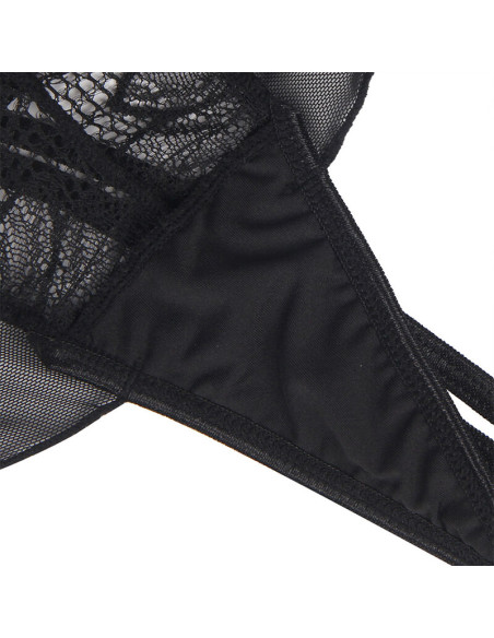 SUBBLIME TEDDY CUELLO HALTER ESPALDA DESCUBIERTA ENCAJE NEGRO S M SUBBLIME TEDDY CUELLO HALTER ESPALDA DESCUBIERTA ENCAJE NEGRO S M