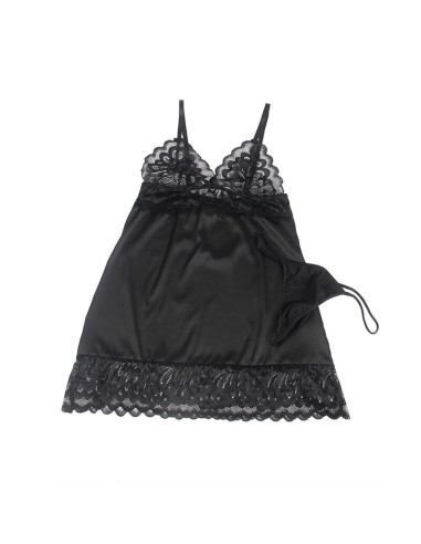 SUBBLIME BABYDOLL CON ESTAMPADO FLORAL PECHO NEGRO S M