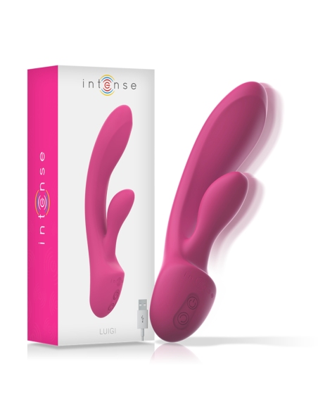 INTENSE LUIGI VIBRADOR RABBIT SILICONA LIQUIDA ROSA