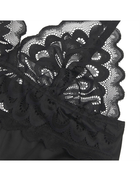 SUBBLIME BABYDOLL CON ESTAMPADO FLORAL PECHO NEGRO S M SUBBLIME BABYDOLL CON ESTAMPADO FLORAL PECHO NEGRO S M