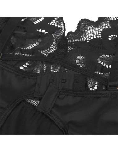 SUBBLIME BABYDOLL CON ESTAMPADO FLORAL PECHO NEGRO S M