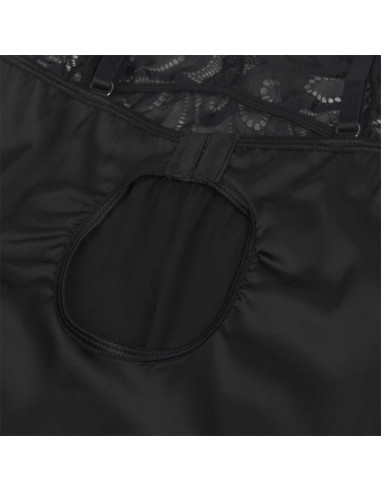 SUBBLIME BABYDOLL CON ESTAMPADO FLORAL PECHO NEGRO S M