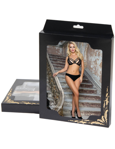 SUBBLIME SET DOS PIEZAS SUJETADOR TRANSPARENCIAS Y TIRAS S M SUBBLIME SET DOS PIEZAS SUJETADOR TRANSPARENCIAS Y TIRAS S M