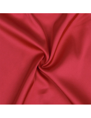 SUBBLIME BABYDOLL SATINADO CON ENCAJE ROJO S M