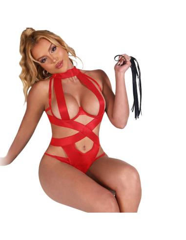 SUBBLIME BODY HALTER SEXY CON ARNES ROJO S M