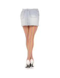 LEG AVENUE MEDIAS DE CROCHET MULTICOLOR 2