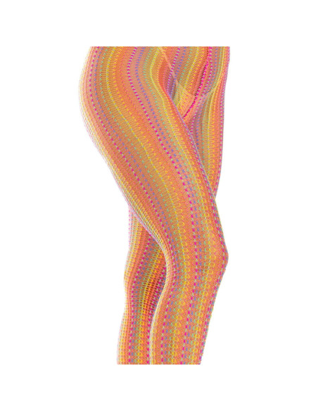 LEG AVENUE MEDIAS DE CROCHET MULTICOLOR LEG AVENUE MEDIAS DE CROCHET MULTICOLOR
