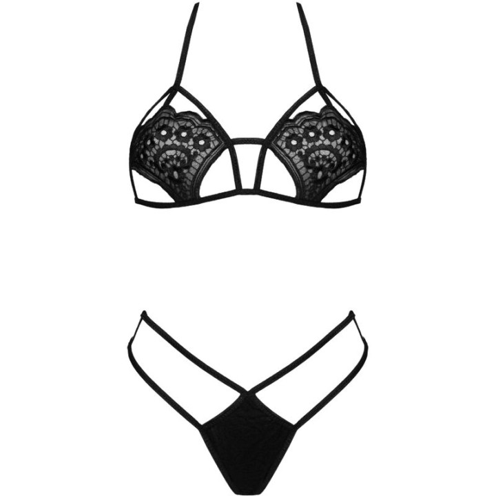 LIVCO CORSETTI FASHION JIMENA LC 20216 SUJETADOR TANGA NEGRO TALLA UNICA