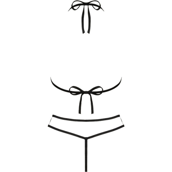 LIVCO CORSETTI FASHION JIMENA LC 20216 SUJETADOR TANGA NEGRO TALLA UNICA