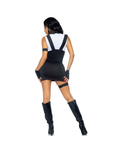 LEG AVENUE DISFRAZ OFICIAL DE SWAT SEXY NEGRO M L