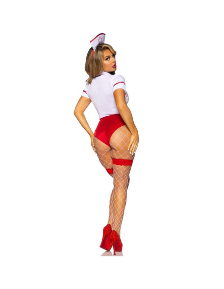 LEG AVENUE DISFRAZ ENFERMERA SEXY ROJO BLANCO S LEG AVENUE DISFRAZ ENFERMERA SEXY ROJO BLANCO S