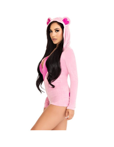 LEG AVENUE BODY OSITO TERCIOPELO ROSA S