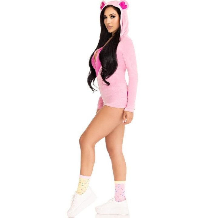 LEG AVENUE BODY OSITO TERCIOPELO ROSA S