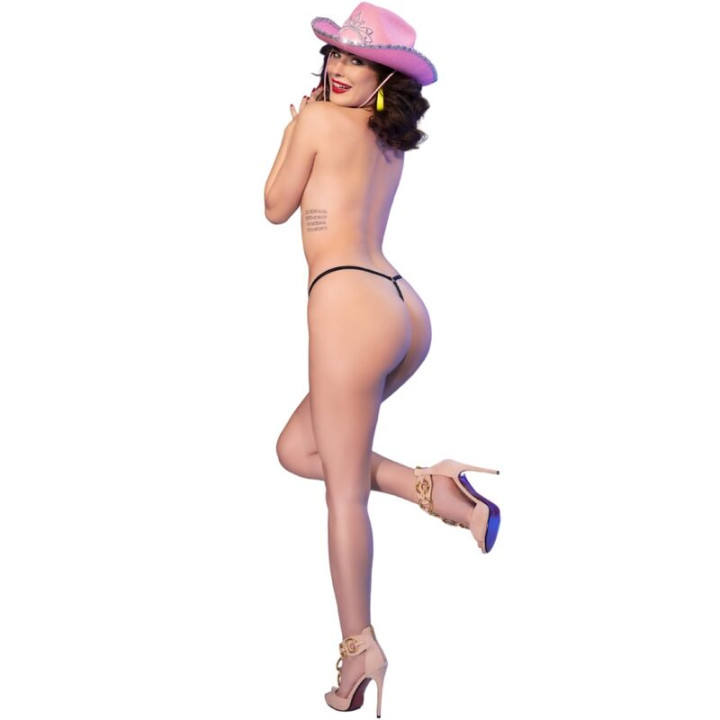 CHILIROSE CR 4836 TANGA KISS ME NEGRO S M