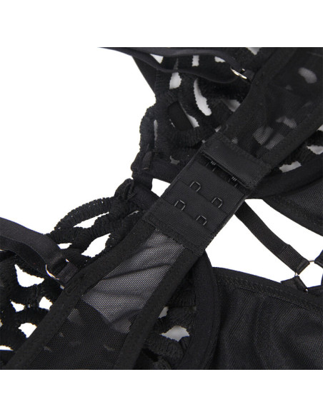 SUBBLIME 954055 BODY SEXY DE ENCAJE NEGRO S M SUBBLIME 954055 BODY SEXY DE ENCAJE NEGRO S M