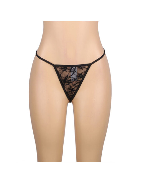 SUBBLIME 954185 BABYDOLL DE ENCAJE CON TIRANTES AJUSTABLES NEGRO S M SUBBLIME 954185 BABYDOLL DE ENCAJE CON TIRANTES AJUSTABLES NEGRO S M