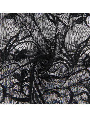 SUBBLIME 954185 BABYDOLL DE ENCAJE CON TIRANTES AJUSTABLES NEGRO S M