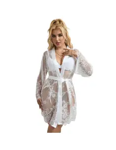 SUBBLIME 954369 CAMISON DE MANGA LARGA CON DISENO FLORAL BLANCO S M