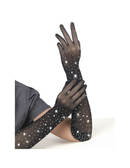SUBBLIME 957469 GUANTES TRANSPARENTES CON BRILLO NEGRO S M SUBBLIME 957469 GUANTES TRANSPARENTES CON BRILLO NEGRO S M