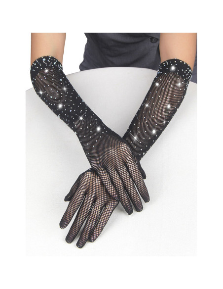SUBBLIME 957469 GUANTES TRANSPARENTES CON BRILLO NEGRO S M SUBBLIME 957469 GUANTES TRANSPARENTES CON BRILLO NEGRO S M