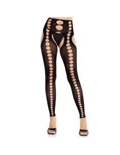 LEG AVENUE MEDIAS OPACAS SIN TIRANTES Y COSTURAS NEGRO