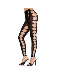 LEG AVENUE MEDIAS OPACAS SIN TIRANTES Y COSTURAS NEGRO 2