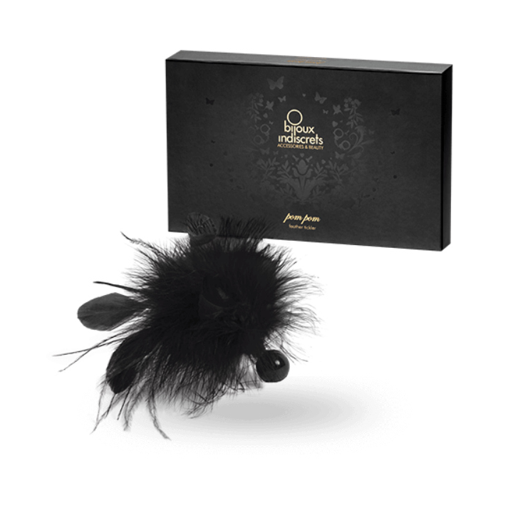 BIJOUX POM POM PLUMERO DE PLUMAS