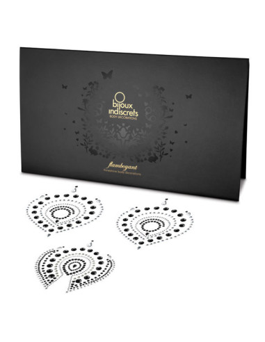 BIJOUX INDISCRETS FLAMBOYANT NEGRO PLATA