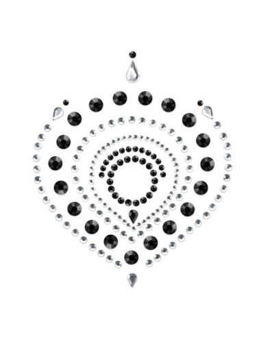 BIJOUX INDISCRETS FLAMBOYANT NEGRO PLATA