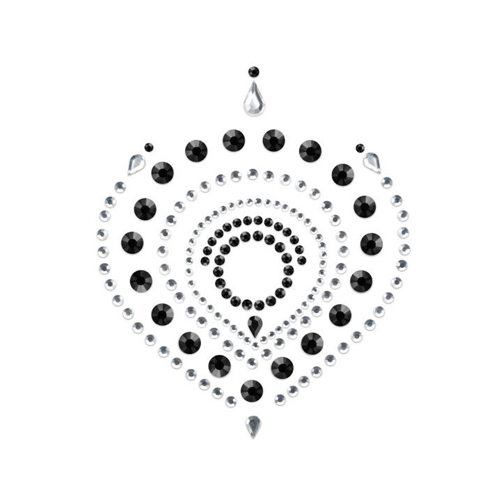 BIJOUX INDISCRETS FLAMBOYANT NEGRO PLATA