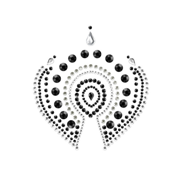 BIJOUX INDISCRETS FLAMBOYANT NEGRO PLATA