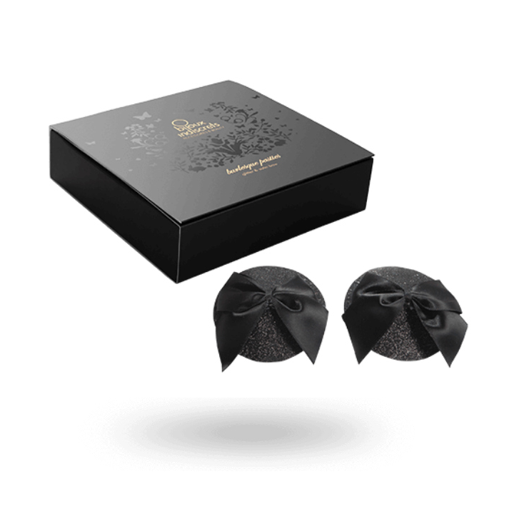 BIJOUX BURLESQUE CUBREPEZONES BRILLANTES CON LAZO