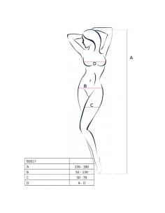 PASSION WOMAN BS017 BODYSTOCKING NEGRO TALLA UNICA 2
