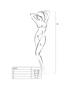 PASSION WOMAN BS019 BODYSTOCKING NEGRO TALLA UNICA 2