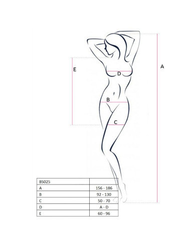 PASSION WOMAN BS025 BODYSTOCKING ESTILO VESTIDO BLANCO TALLA UNICA